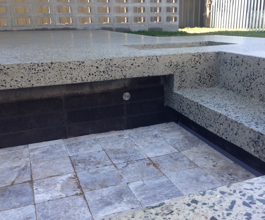 Cement bench store seat